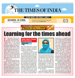 A great Principal Instills a lot of learning and illuminates the life of students. 1