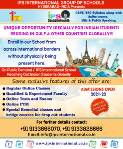 Unique opportunity Specially for Indian students residing in Gulf & Other countries Globally!!! 1