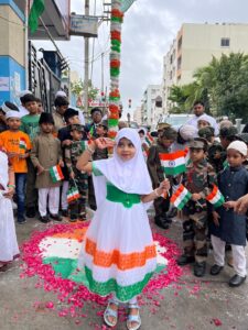 75th anniversary of independence day - Tolichowki Branch IPS 1